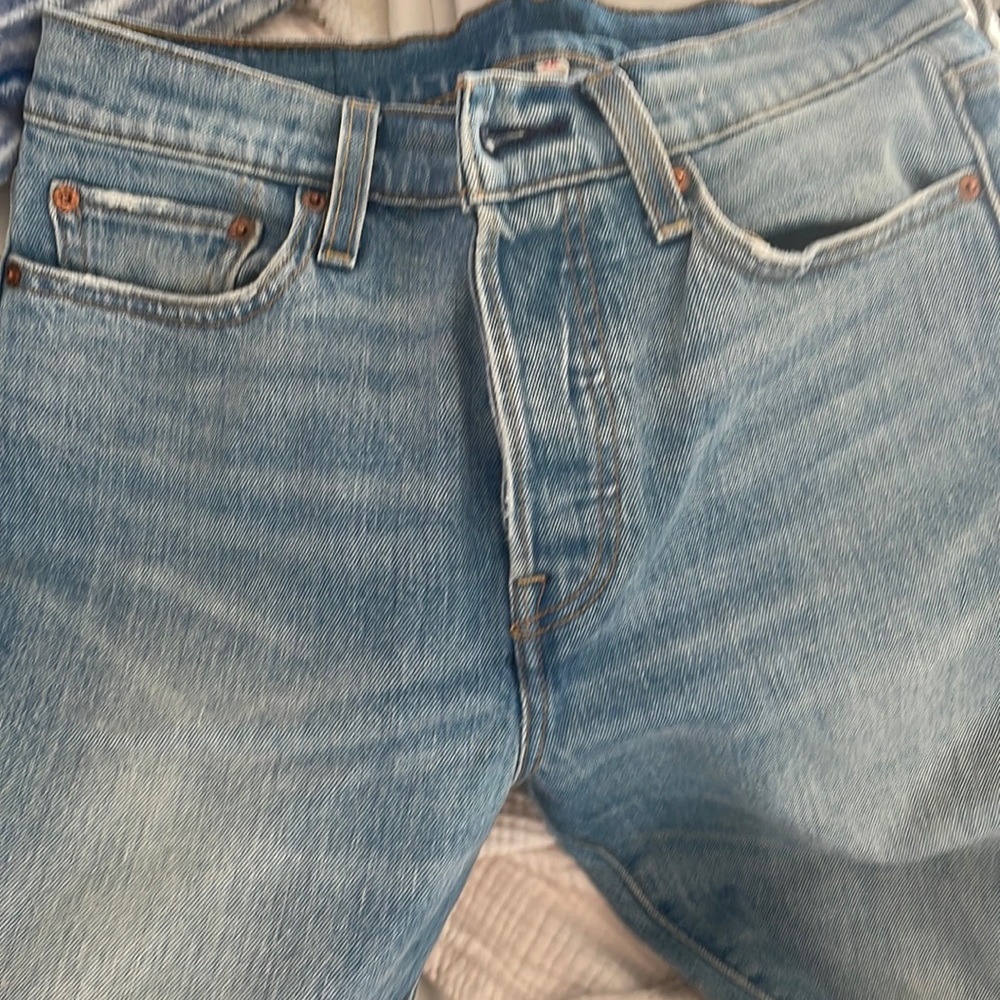 High rise Levi jeans